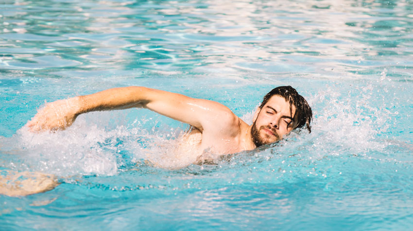 freestyle swimming