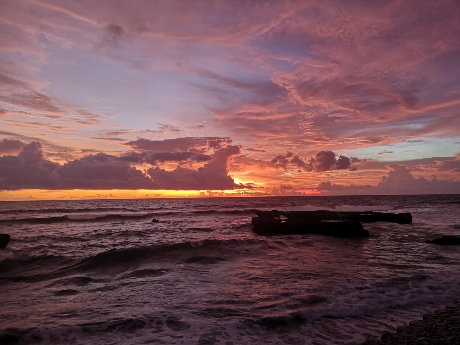 bali beach with stunning background