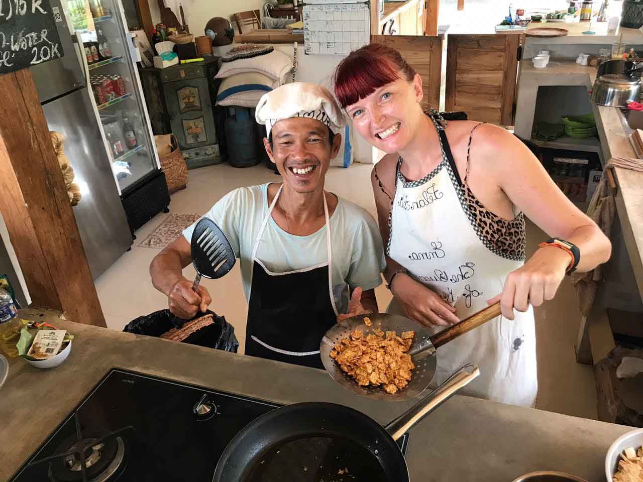cooking in bali