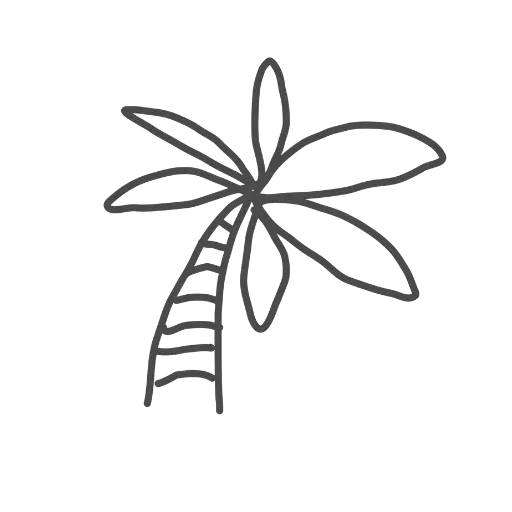 Palmtree drawn