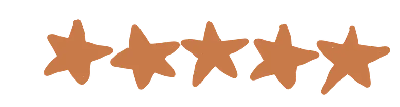 coloured stars drawn