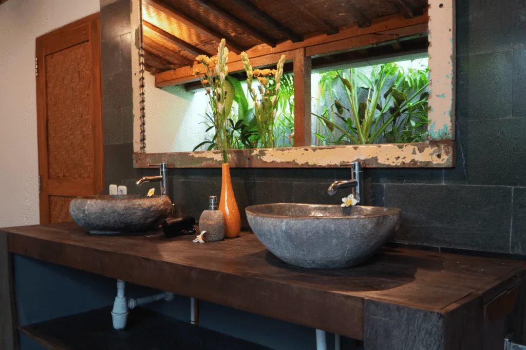 Family room bathroom