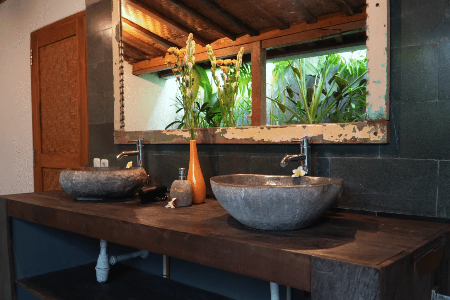 Family room bathroom