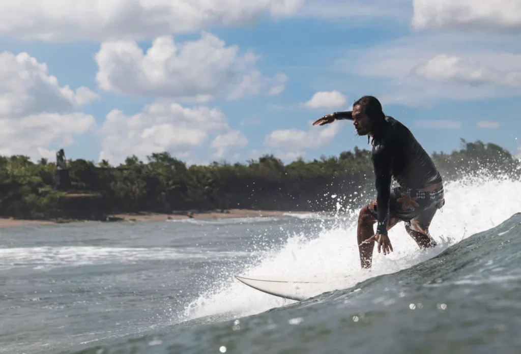 Surf lessons at Pelan Pelan Surf camp