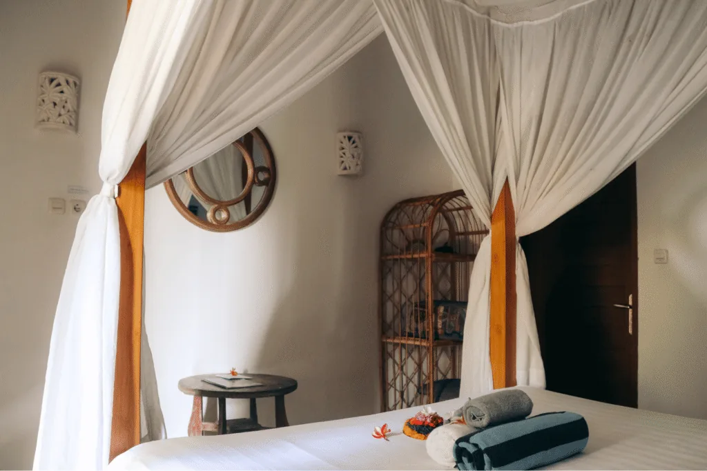 Solo room bed towels