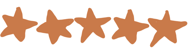 coloured stars drawn new